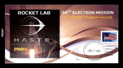 ROCKET LAB 38th Electron Mission (1st HASTE Program Launch), June 17, 2023 Cover