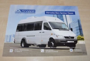 Luidor Mercedes Benz Sprinter Classic Bus Brochure Prospekt RU - Picture 1 of 2