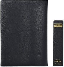 concise Book Cover Leather Style No.3 New Book Black 323310 New book