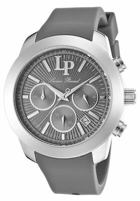NOVO Relógio Feminino Lucien Piccard 12938-014 Belle Etoile Cinza Silicone Chrono Day - Imagem 1 de 4