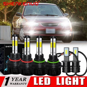 Kit combinado de faros LED delanteros y focos antiniebla para Toyota Corolla 2001 2002 2003 2004 - Imagen 1 de 15