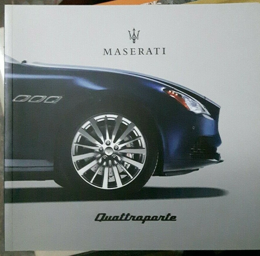 MASERATI NUOVA QUATTROPORTE - BROCHURE UFFICIALE DI PRESENTAZIONE IN INGLESE - Immagine 1 di 1