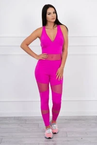 Damen Jogginganzug  Traningsanzug  Fitness Sportanzug Fuchsie S-XL - Bild 1 von 2