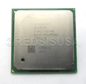 Intel? Celeron? Processor 2.00 GHz, 128K Cache, 400MHz 1 core PPGA478 FSB SL6VR - Picture 1 of 3