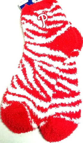 Philadelphia Phillies  Womens MED  6-11   Mens Socks  MED size 5-10  Limited Cover