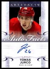 2014-15 Upper Deck Artifacts Autofacts Tomas Jurco Auto Detroit Red Wings #A-TJ