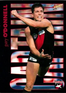 1996 ESSENDON BOMBERS AFL Card GARY O'DONNELL Captain - Picture 1 of 2