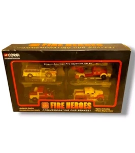 Corgi Fire Heroes Classic American Fire Apparatus Set #4 New in Box 2003 - Picture 1 of 8