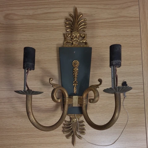 French Neoclassical Electric Wall Sconce Cover