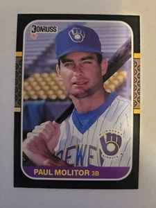1987 DONRUSS PAUL MOLITOR #117 NM - Picture 1 of 1
