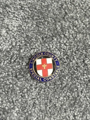 Obsolete Lincoln County Special Constable Badge Collectible - Image 1 of 2