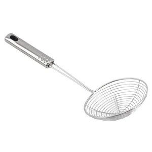 1Pice Stainless Steel Ladle & Spider Skimmer Fry Spoon Mesh Strainer - Picture 1 of 3