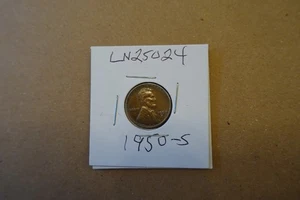 1950-S 1 cent Lincoln Penny - Picture 1 of 2