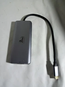 LIONWEI LIUC0304 USB-C Hub 9-in-1 - DP, Dual HDMI, USB, SD, microSD, PD - Grau - Bild 1 von 9