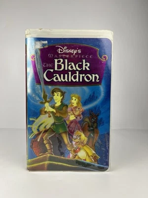 Disney The Black Cauldron VHS 1998 Masterpiece Collection #9124 Vintage - Image 1 of 4
