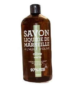 Savon Flüssigseife Marseille mit grünem Olivenöl neu und versiegelt 1000ml 33,8floz - Bild 1 von 3