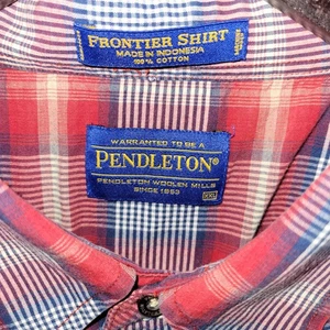 Pendleton Frontier Hemd Herren XXL Pearl Snap Langarm kariert Western Taschen - Bild 1 von 12