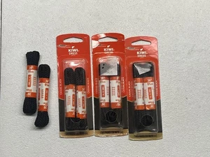 8 PAIRS KIWI dress LACES 36" casual black NEW 1155 - Picture 1 of 4