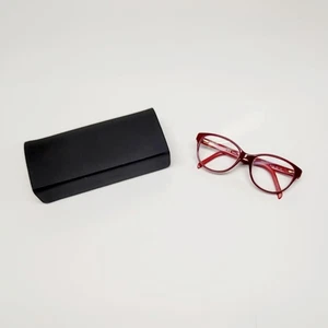 Fendi Eyeglasses, Frames Only, F1025 615 Red, 51-16-135, Plastic, Italy - Picture 1 of 10