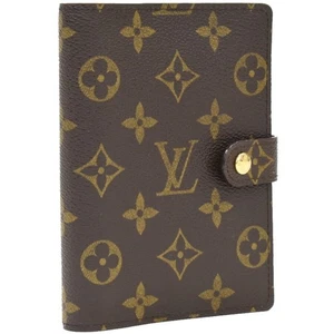 Louis Vuitton Monogram Agenda PM Schedule notebook Cover R20005 Authentic JAPAN - Picture 1 of 10