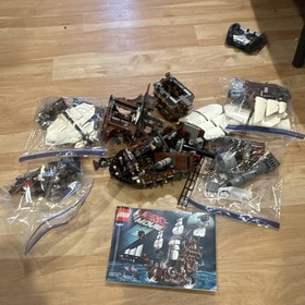 LEGO Movie MetalBeard's Sea Cow 70810 mostly Complete Set w box no figures 