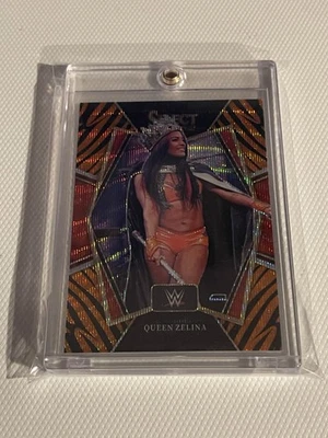 Panini Select WWE 2022 Tiger Prizm Queen Zelina Vega #158 Foto 1 de 2