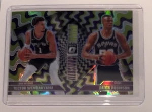 2024-25 Donruss Optic Victor Wembanyama Optical Illusions Purple Prizm #5 Spurs - Picture 1 of 2