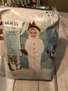 Where The Wild Things Are Child Costume Max Size 6-12 Months -NEW - Picture 1 of 2