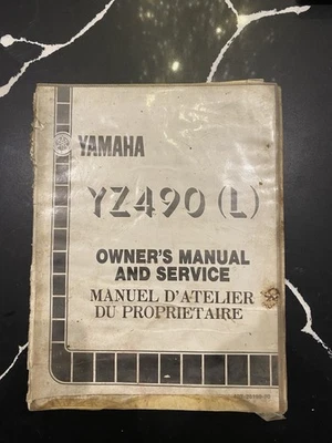 YAMAHA YZ100 YZ125 YZ175 YZ250 YZ400 YZ465 YZ490 MONOSHOCK 1976-84 REPAIR MANUAL - Image 1 of 3