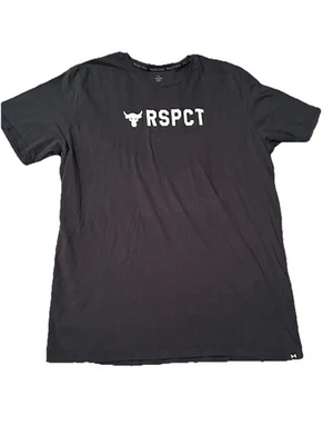 Masculino Under Armor Project Rock Masculino Preto RSPCT Manga Curta Tamanho T 2XL Dri Fit - Imagem 1 de 3