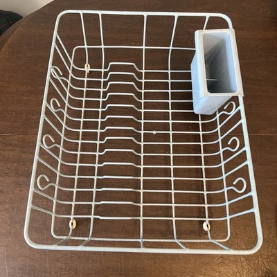 De colección X Grande Azul Claro Rubbermaid Plato Secador Estante Alambre Recubierto 17 1/4"x13.5" Foto 1 de 4