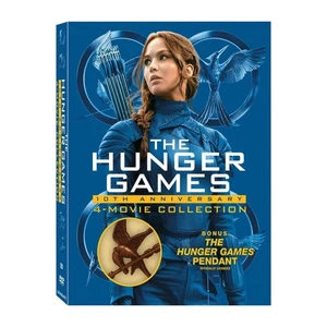 The Hunger Games 10th Anniv.- 4 Movie Collection DVD Includes Pendant™ - Picture 1 of 3