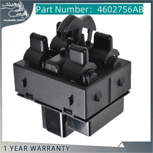 Master Power Window Switch Front Left 04602756AB Fit For Jeep Wrangler 2008-2010 - Picture 1 of 16