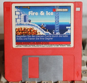 Fire & Ice - Demo 3,5" Diskette (Amiga, 1985 - 1995) - Bild 1 von 5