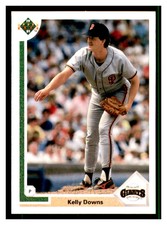 1991 Upper Deck #441 KELLY DOWNS San Francisco Giants ~C1G