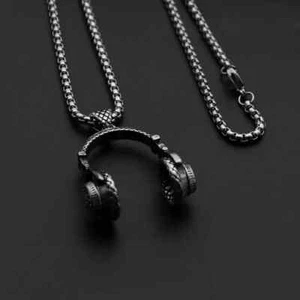 Catena Cuffie Musica DJ Produttore Argento - Foto 1 di 1