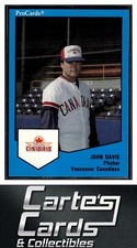 John Davis 1989 ProCards Vancouver Canadians #582  Chicago White Sox