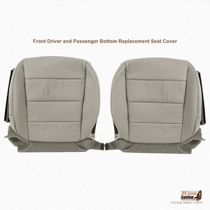 Cubierta de asiento inferior de cuero gris para 07 08 Acura TL tipo S delantero conductor-pasajero - Imagen 1 de 1