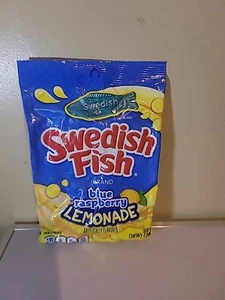 Swedish FISH Blue Raspberry Lemonade Soft & Chewy Candy, 8.04 oz Bag - Picture 1 of 1
