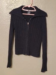 U.S. POLO NAVY BLUE GIRLS CARDIGAN SIZE 6X GENTLY LOVED - Picture 1 of 9