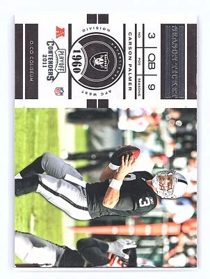 2011 Playoff Contenders #46 Carson Palmer - Image 1 of 2