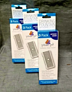 9 Pioneer Pet T-Shaped Filters Water Fountain 3091 Swan Crate Serene Mini Vortex - Picture 1 of 6