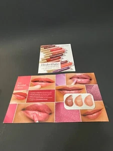 JANE IREDALE “HYDRO-PURE” LIP GLOSS SAMPLE CARD DUO - Picture 1 of 1