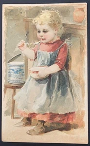 Gail Borden - Adlermarke Kondensmilch - Werbekarte aus viktorianischem Zeitalter. New York - Bild 1 von 2