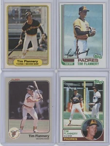 Lot of 25 Different Tim Flannery Baseball Cards - Picture 1 of 7
