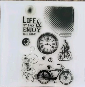 Close To My Heart Enjoy Life Clear Acrylic Stamps C1439 - Picture 1 of 2