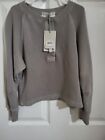 Barefoot Dreams MC Henley Pullover Girls Size 8-10 Grey Brushed Terry MSRP $78