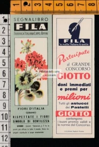 MATITE FILA PASTELLI GIOTTO, SEGNALIBRO - FIORI D'ITALIA, GERANIO - Picture 1 of 1