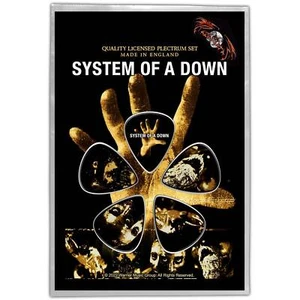 SYSTEM OF A DOWN - PAQUETE DE 5 PLECTRUM - TOTALMENTE NUEVO - PICK GUITARRA DE MÚSICA PP056 - Imagen 1 de 1