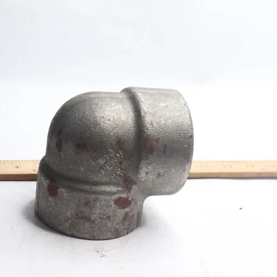 Penn Socket Weld 90 Degree Elbow Fitting Galvanized 2" - Image 1 of 4